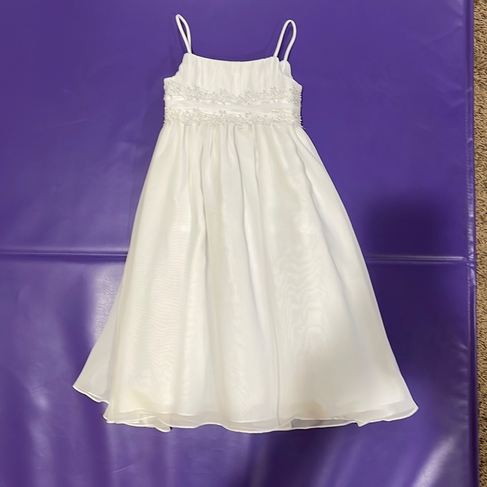 David’s Bridal flower girl dress